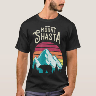 Retro  Mount Shasta California Mountains Be T-shirt