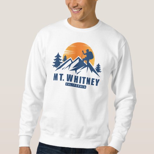 Retro Mount Whitney Hike T-shirt (Voorkant)