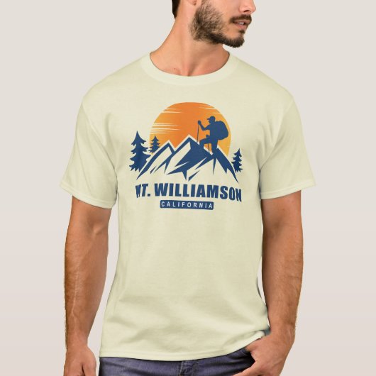 Retro Mount Williamson Hike T-shirt (Voorkant)