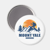 Retro Mount Yale Hike T-shirt Magneet (Voorkant / Achterkant)