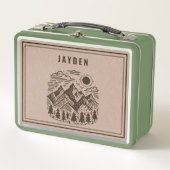 Retro Mountain Aangepast (Voorkant)