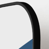 Retro Mountain Across Striping met naam Pickleball Paddle (Links Detail)