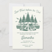 Retro Mountain Camp Bachelorette reisweekend Kaart (Voorkant)