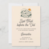 Retro Mountain Camp Bachelorette reisweekend Kaart (Voorkant)