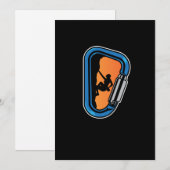 Retro Mountain Climate Rock klimmen Lover Graphic Bedankkaart (Voorkant / Achterkant)