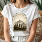 Retro Mountain Family Vacation Brown ID1136 Tri-Blend Shirt