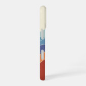 Retro Mountain Layers iPhone 16 Hoesje (Rechterkant)