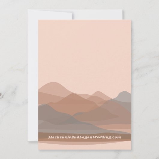 Retro Mountain Weekend sparen de Kaart van de Datu (Achterkant)