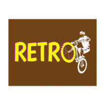 Retro mountainbike wielstandaard