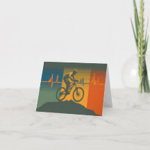 Retro Mountainbiker Hartslag