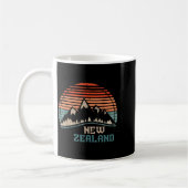Retro Mountains New Zealand Koffiemok (Links)