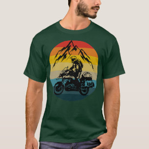 Retro Mountains off Road GS Adventure Moto T-shirt