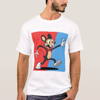 Retro Mouse: Een vrolijke sprong in het verleden v T-shirt