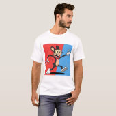 Retro Mouse: Een vrolijke sprong in het verleden v T-shirt (Voorkant volledig)