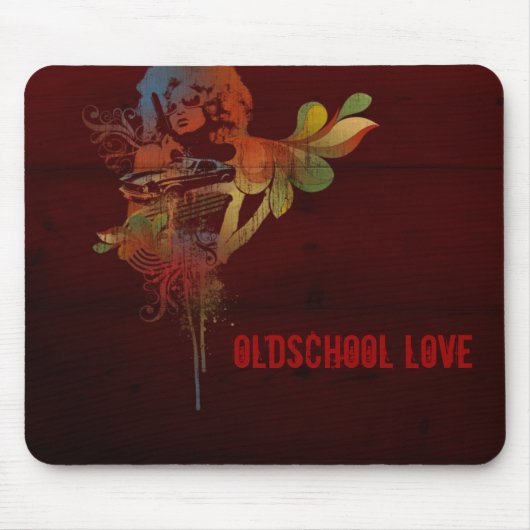 Retro Mousepad Muismat (Voorkant)