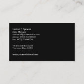 Retro Movers-Visitekaartje Visitekaartje (Achterkant)