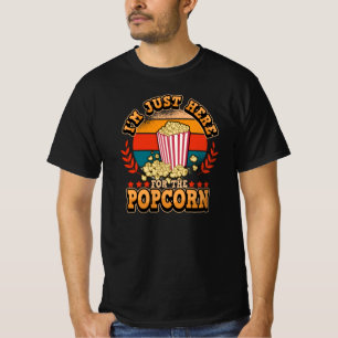 Retro Movie Cinema Movie Popcorn Funny Gezegde T-shirt