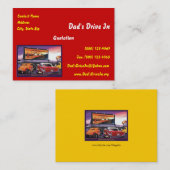 Retro Movie Drive-In Visitekaartje (Voorkant / Achterkant)