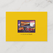 Retro Movie Drive-In Visitekaartje (Achterkant)