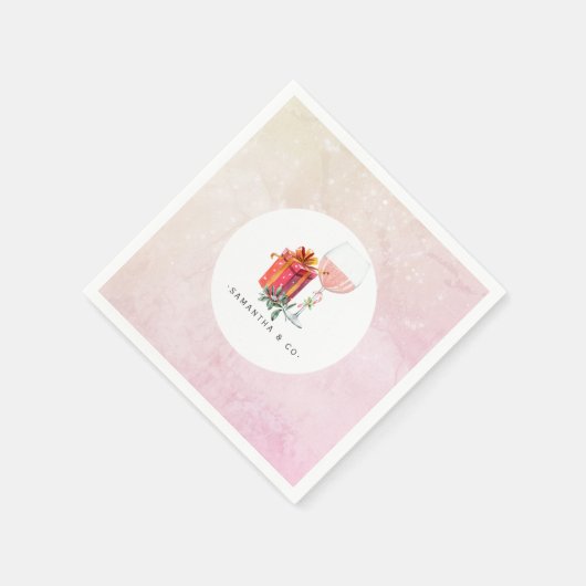 Retro Movie Kerstparty Servet (Hoek)