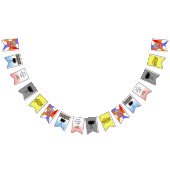 Retro Movie Night Thema Birthday Banner (Alle)