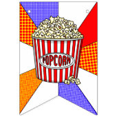 Retro Movie Night Thema Birthday Banner (Eerste vlag)