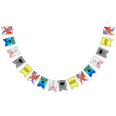 Retro Movie Night Thema Birthday Banner (Alle)