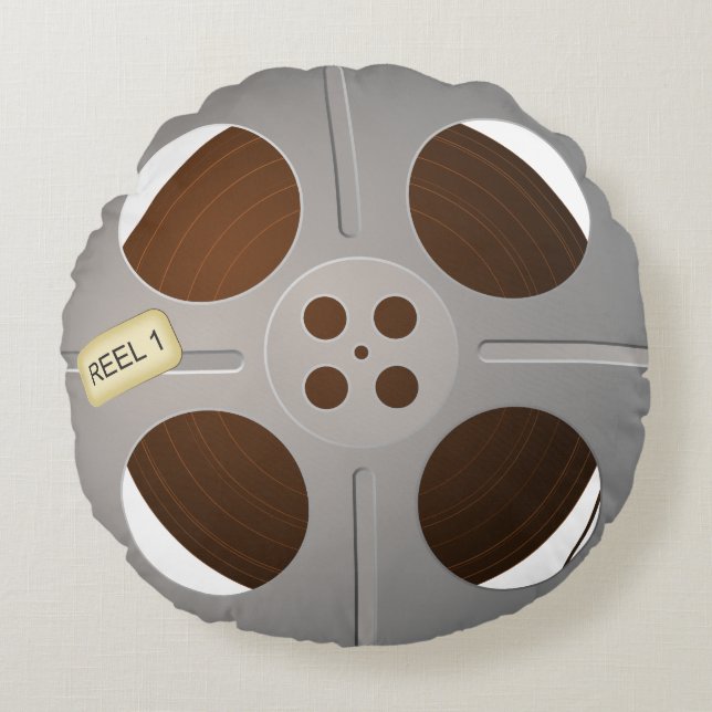 RETRO MOVIE REEL CLASSIC ONTWERP ROND KUSSEN (Voorkant)