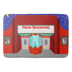 Retro Movie Theater Badmat