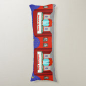 Retro Movie Theater Body Kussen (Voorkant Verticaal)