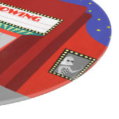 Retro Movie Theater Cutting Board Snijplank (Hoek)