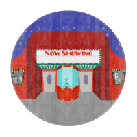 Retro Movie Theater Cutting Board