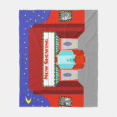 Retro Movie Theater Fleece Blanket Deken (Voorkant)