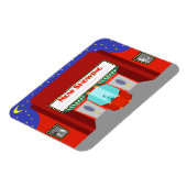 Retro Movie Theater flexibele magneet (Linkerzijde)