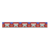 Retro Movie Theater Grosgrain Ribbon Grosgrain Lint (Voorkant)
