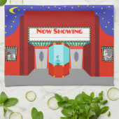 Retro Movie Theater Kitchen Towel Theedoek (Gevouwen)