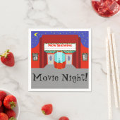 Retro Movie Theater Paper Napkins Servet (Insitu)