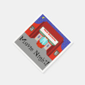 Retro Movie Theater Paper Napkins Servet (Hoek)