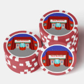 Retro Movie Theater Poker Chips (Opstapeling)