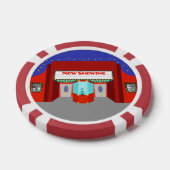 Retro Movie Theater Poker Chips (Enkel)