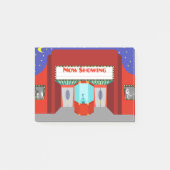 Retro Movie Theater Post-it Opmerkingen Post-it® Notes (Voorkant)