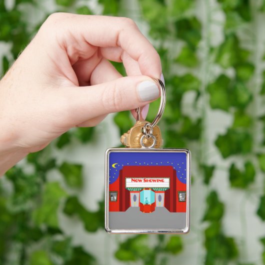 Retro Movie Theater Sleutelhanger (Hand)