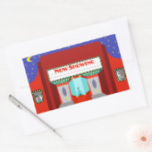 Retro Movie Theater Stickers (Envelop)