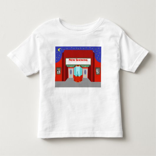 Retro Movie Theater T-shirt (Voorkant)
