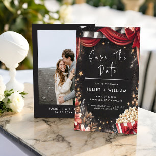 Retro Movie Ticket Meest populaire bruiloft Save The Date