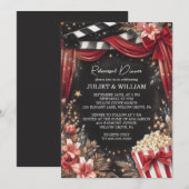 Retro Movie Ticket Meest populaire repetitie diner Kaart (Voorkant / Achterkant)