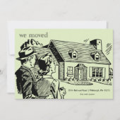 Retro Moving Announcement Aankondiging (Voorkant)