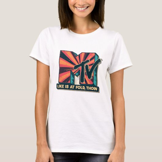 Retro MTV Classic Logo T-shirt (Voorkant)