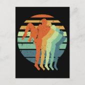 Retro Muay Thai Boxing Sports Kickboxing Boxer Fan Briefkaart (Voorkant)