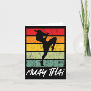 Retro Muay Thai  Mma Martial Arts Thailand Kaart